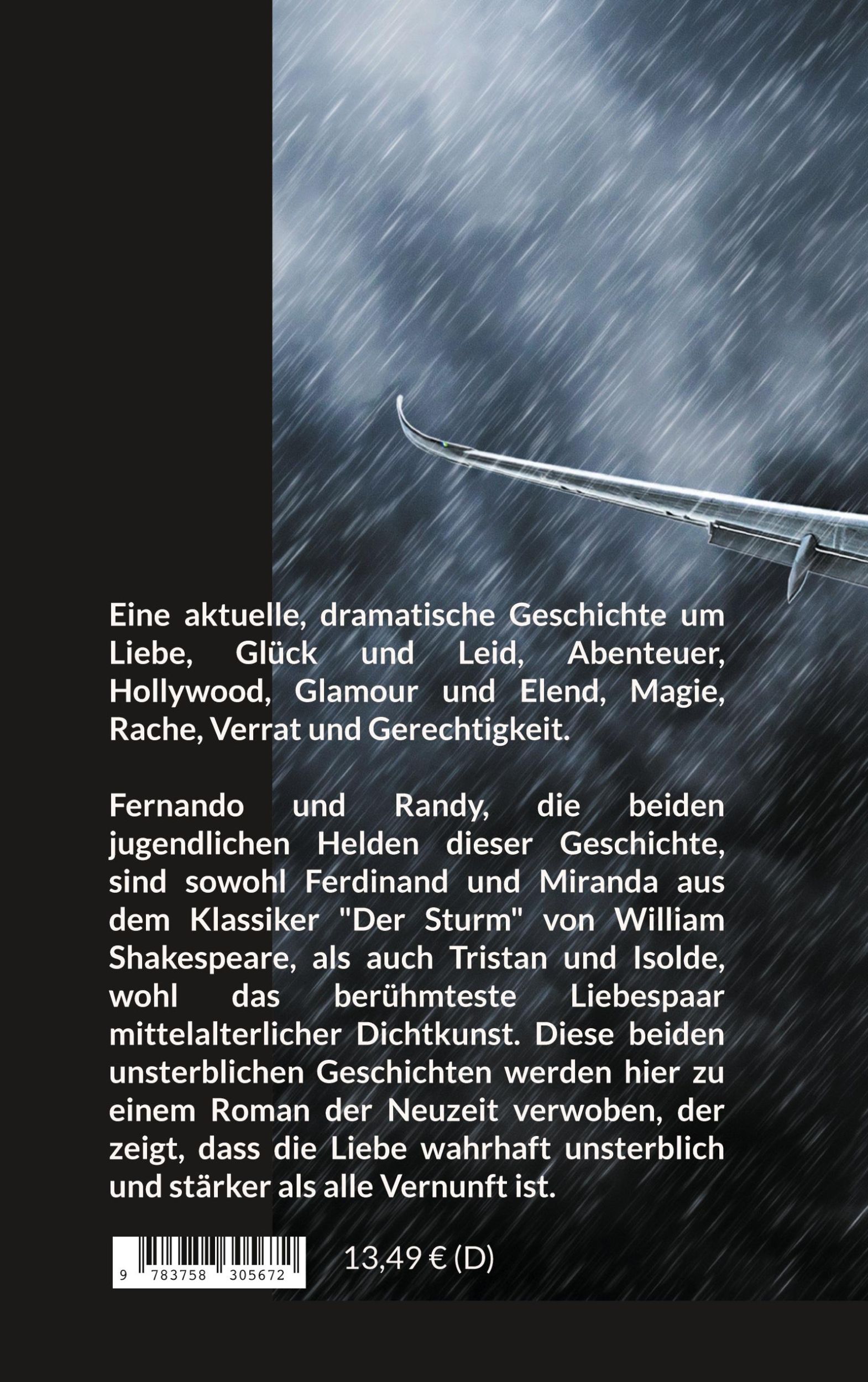 Rückseite: 9783758305672 | Der Sturm | Zeitlose Liebesgeschichte modern interpretiert | Fritz