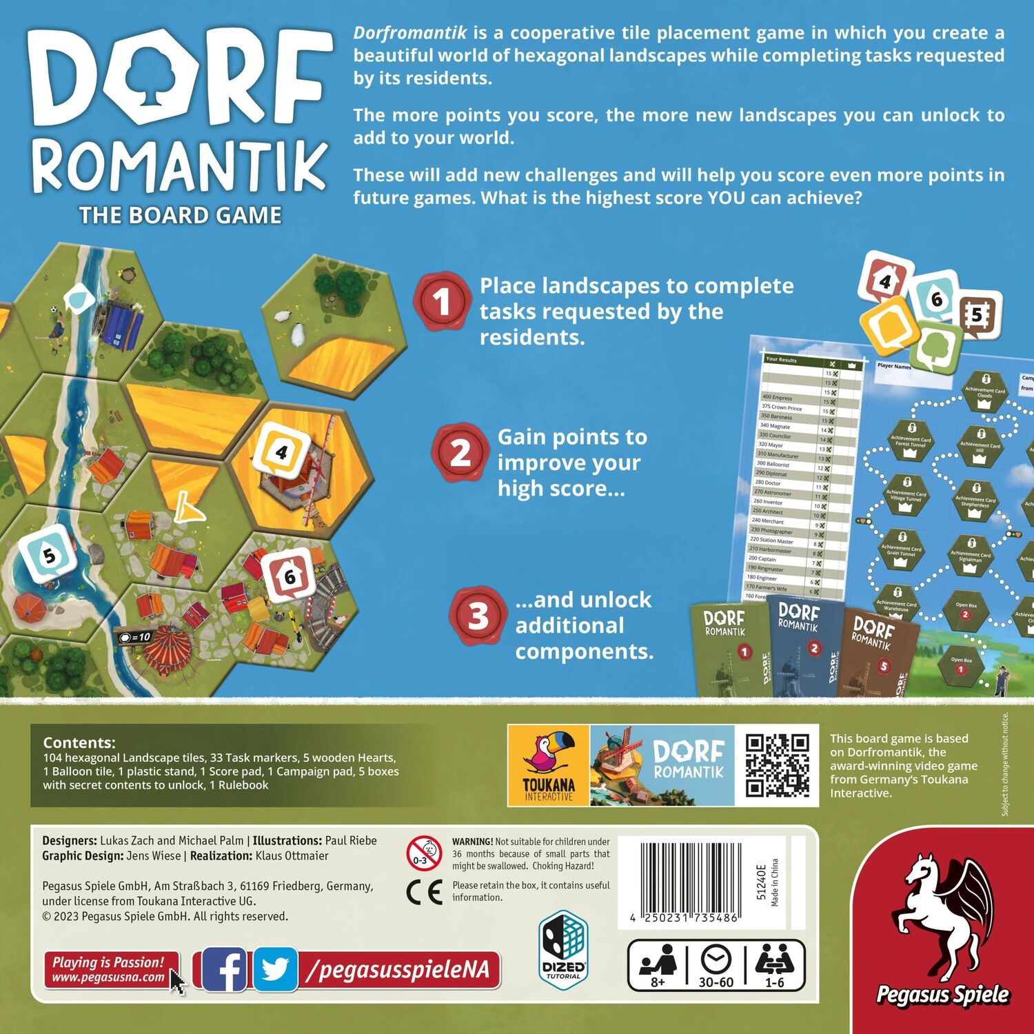 Bild: 4250231735486 | Dorfromantik - The Board Game | Lukas Zach | Spiel | Brettspiel | 2023