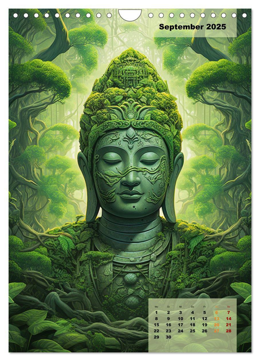 Bild: 9783435854455 | Jade Buddha - Finde die innere Mitte (Wandkalender 2025 DIN A4...