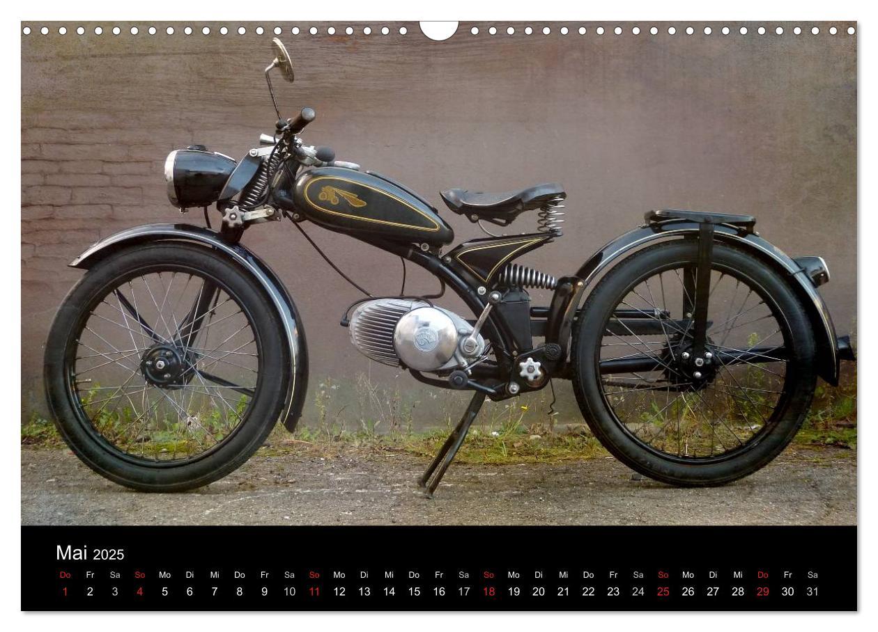 Bild: 9783435818013 | Motorrad Oldtimer (Wandkalender 2025 DIN A3 quer), CALVENDO...