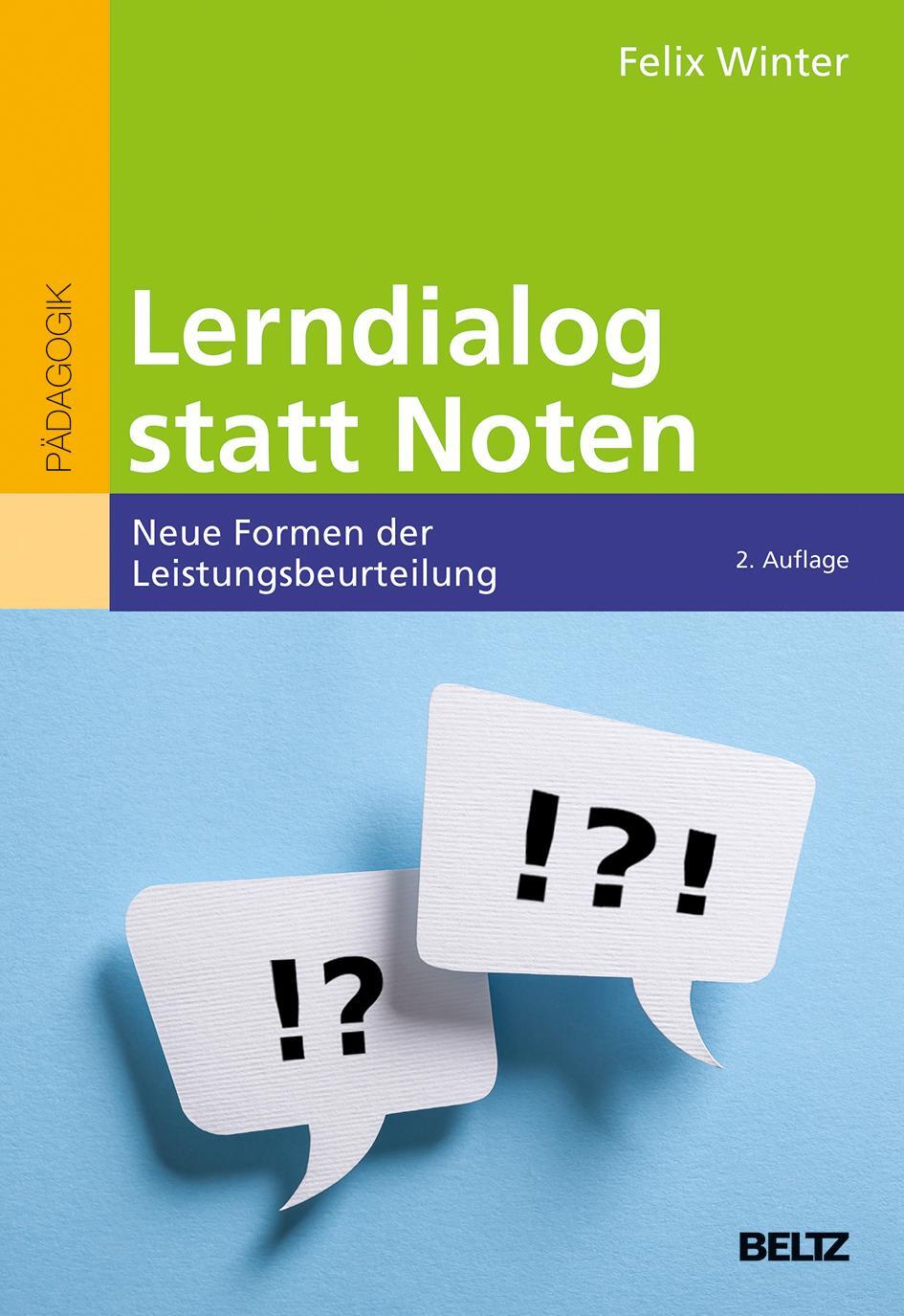 Cover: 9783407257987 | Lerndialog statt Noten | Neue Formen der Leistungsbeurteilung | Winter