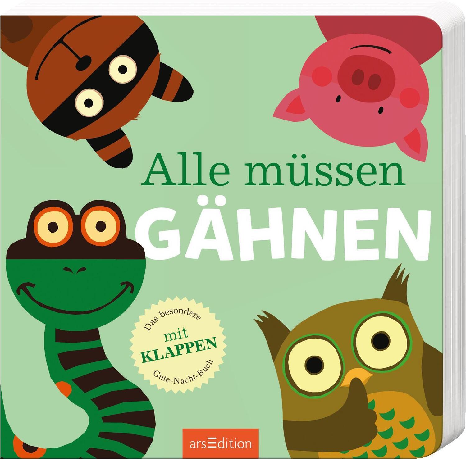 Bild: 9783845812182 | Alle müssen gähnen | Buch | Pappebuch mit Klappen und Ausklappseite