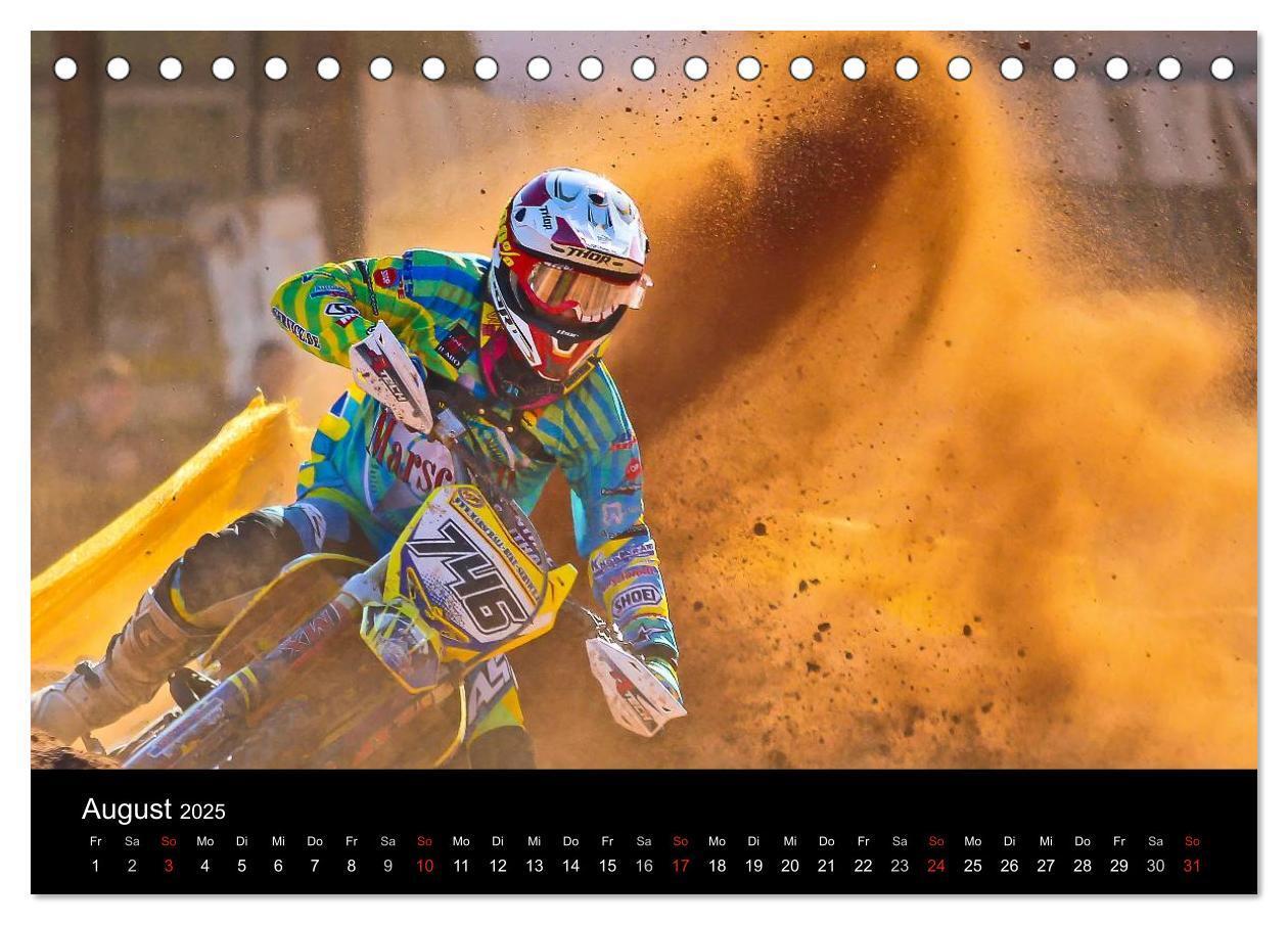 Bild: 9783435516735 | Motocross Kalender - Emotionen auf 2 Rädern (Tischkalender 2025 DIN...