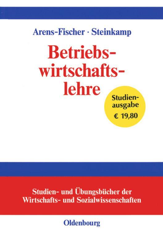 Cover: 9783486243208 | Betriebswirtschaftslehre | Thomas Steinkamp (u. a.) | Buch | ISSN | XI