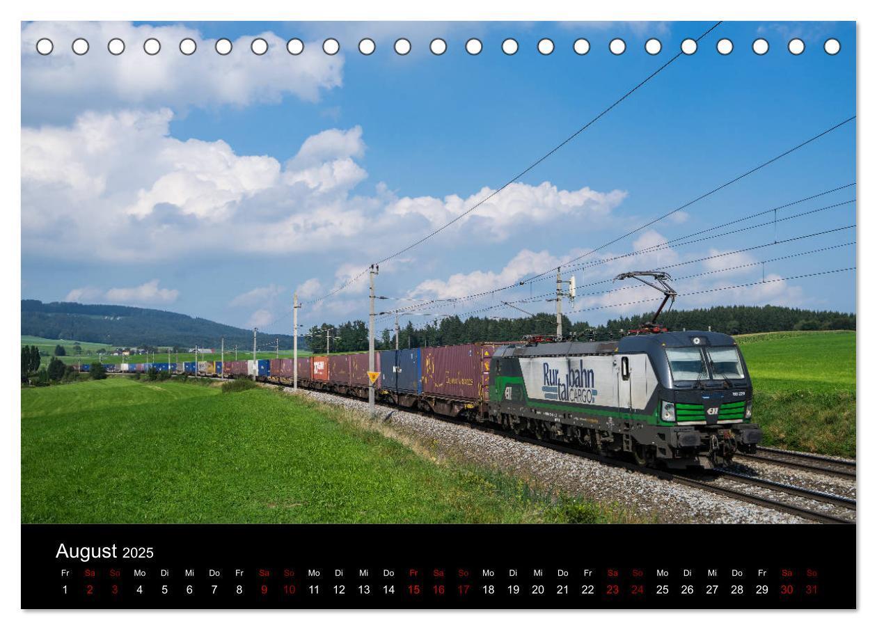 Bild: 9783435403592 | Die Bahn im Salzburgerland (Tischkalender 2025 DIN A5 quer),...