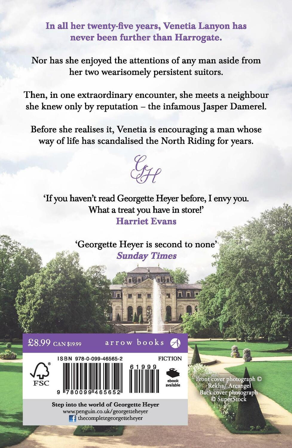 Rückseite: 9780099465652 | Venetia | Gossip, scandal and an unforgettable Regency romance | Heyer