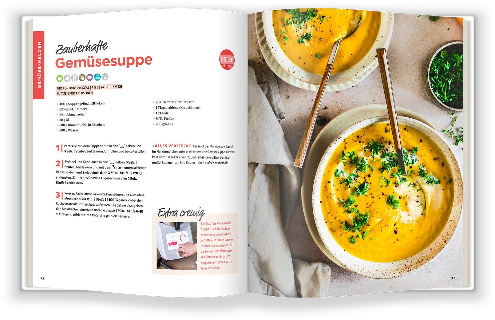 Bild: 9783964173249 | monsieur cuisine by ZauberMix - Familienkochbuch | ZauberTopf | Buch