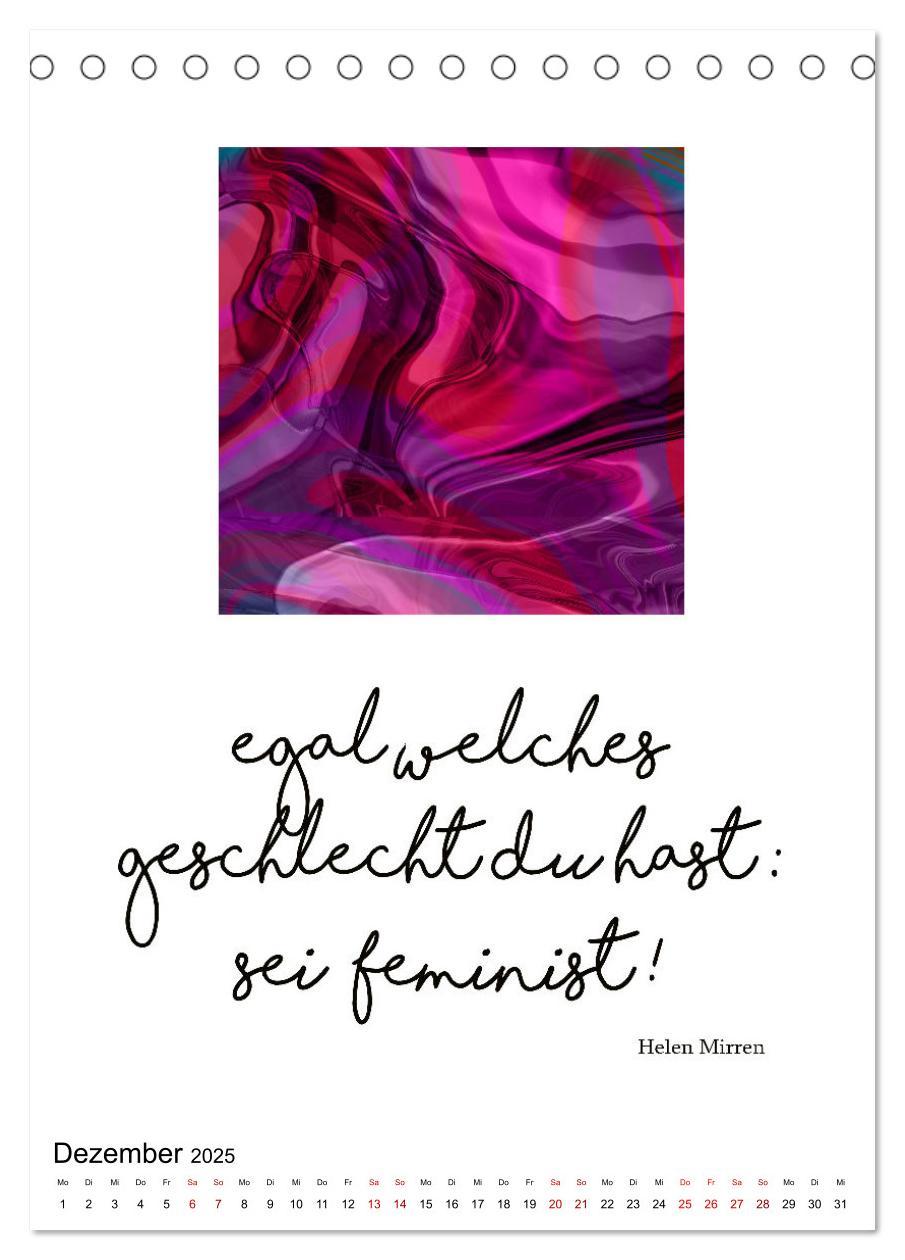 Bild: 9783435852529 | Mehr als Worte - Zitate starker Frauen (Tischkalender 2025 DIN A5...