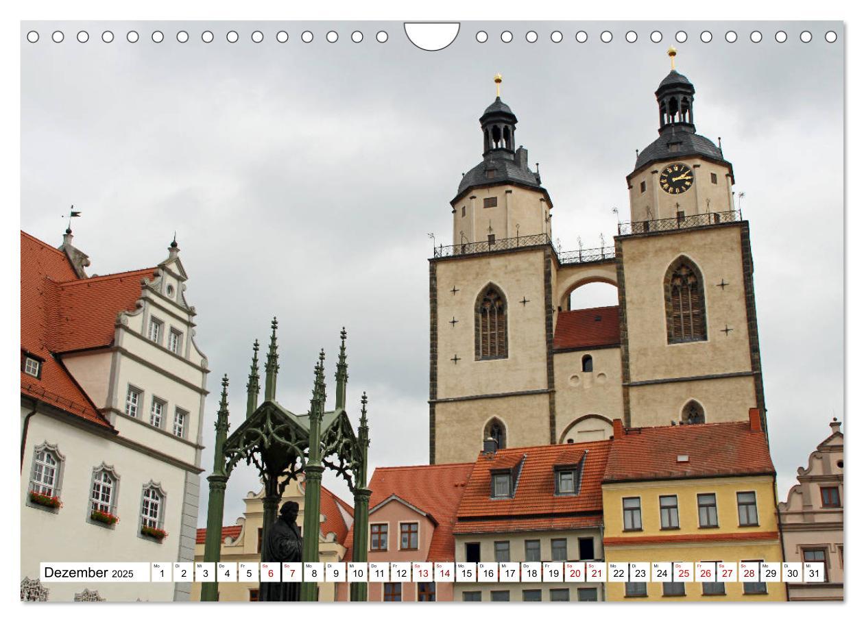 Bild: 9783435431540 | Die Lutherstadt Wittenberg (Wandkalender 2025 DIN A4 quer),...