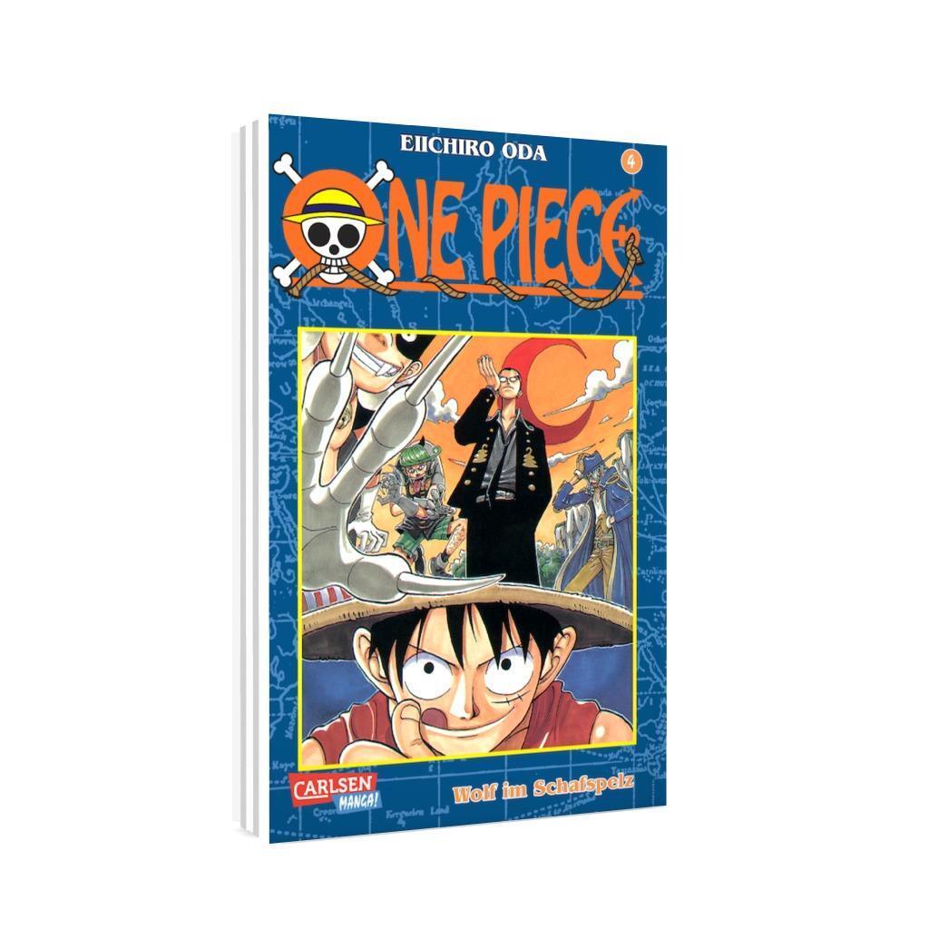 Bild: 9783551745842 | One Piece 04. Wolf im Schafspelz | Eiichiro Oda | Taschenbuch | 189 S.