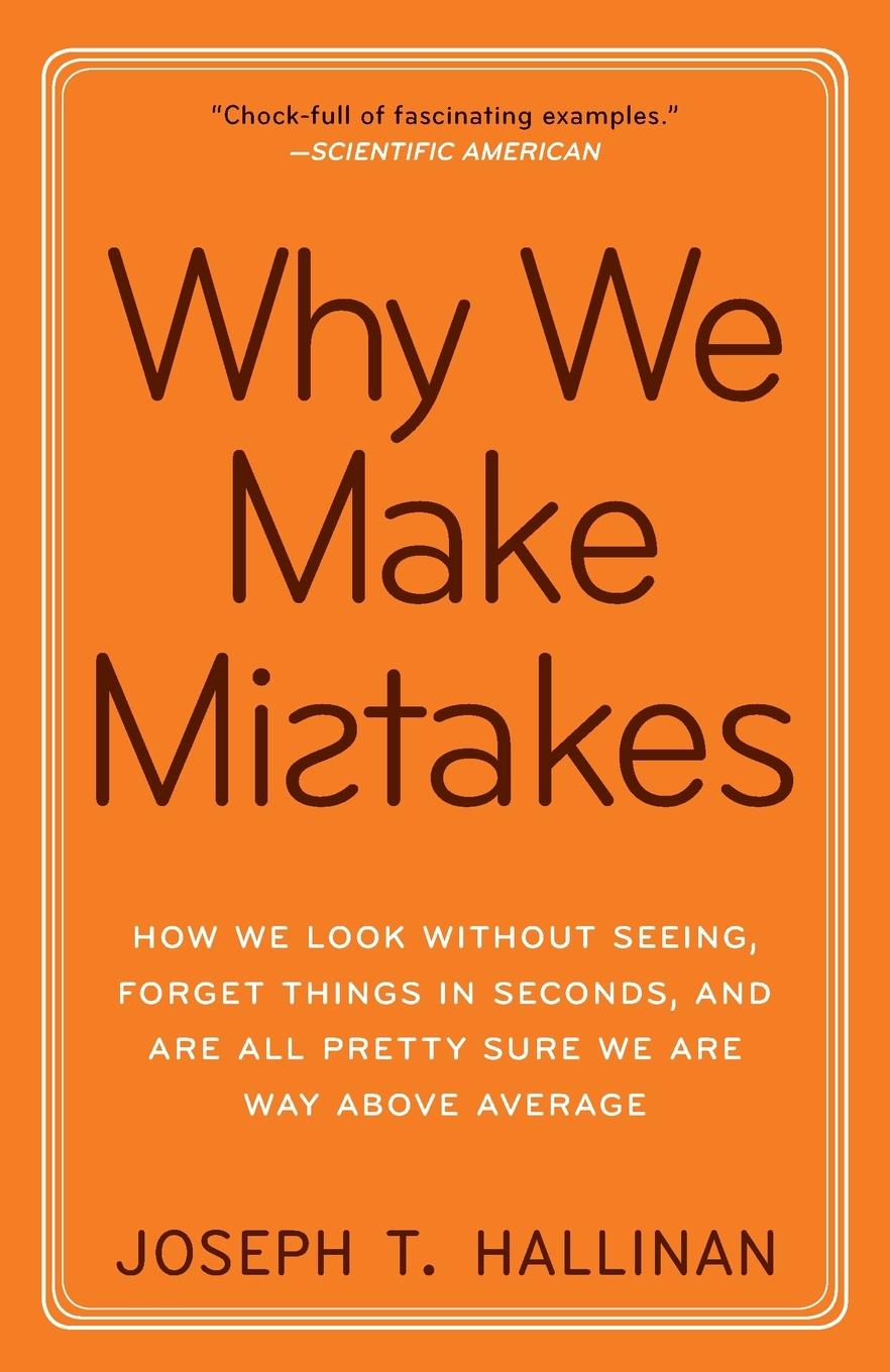 Cover: 9780767928069 | Why We Make Mistakes | Joseph T. Hallinan | Taschenbuch | Englisch