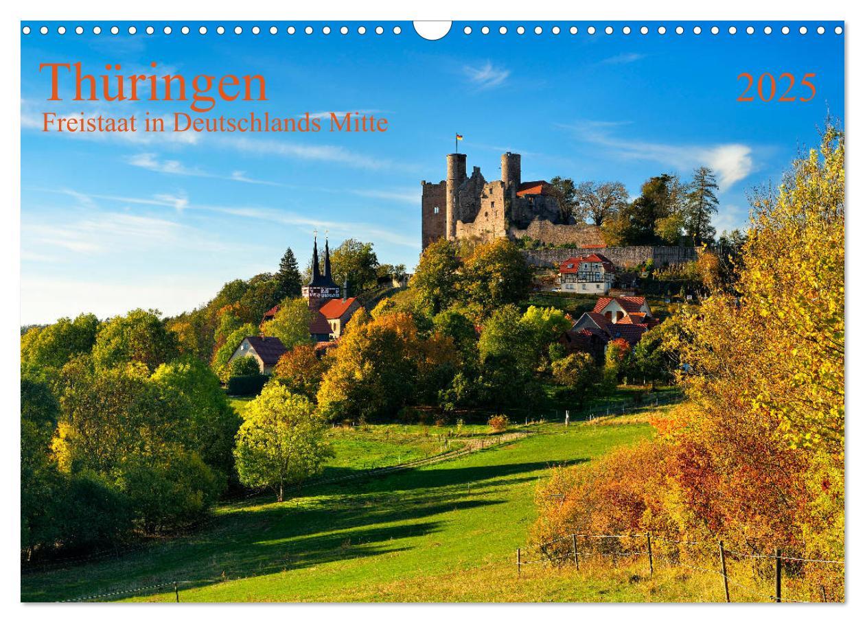 Cover: 9783435182756 | Thüringen Freistaat in Deutschlands Mitte (Wandkalender 2025 DIN A3...