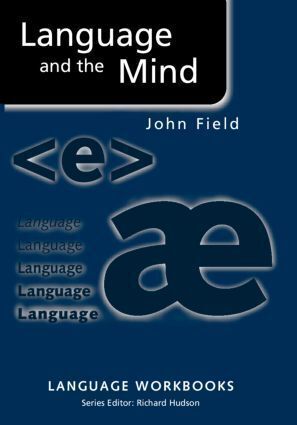 Cover: 9780415341868 | Language and the Mind | UK) John Field (University of Reading | Buch