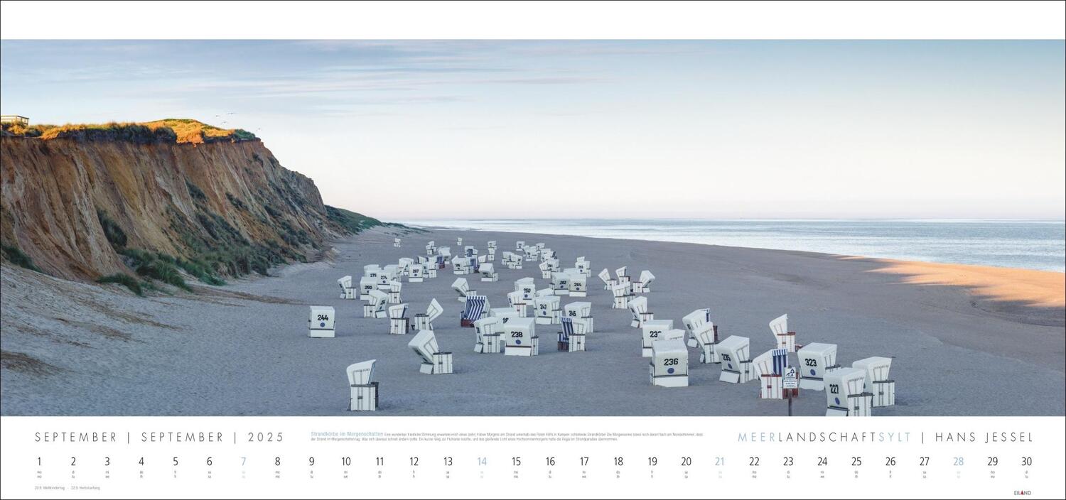 Bild: 9783964023544 | Meerlandschaft SYLT Kalender 2025 - Hans Jessel | Kalender | 13 S.