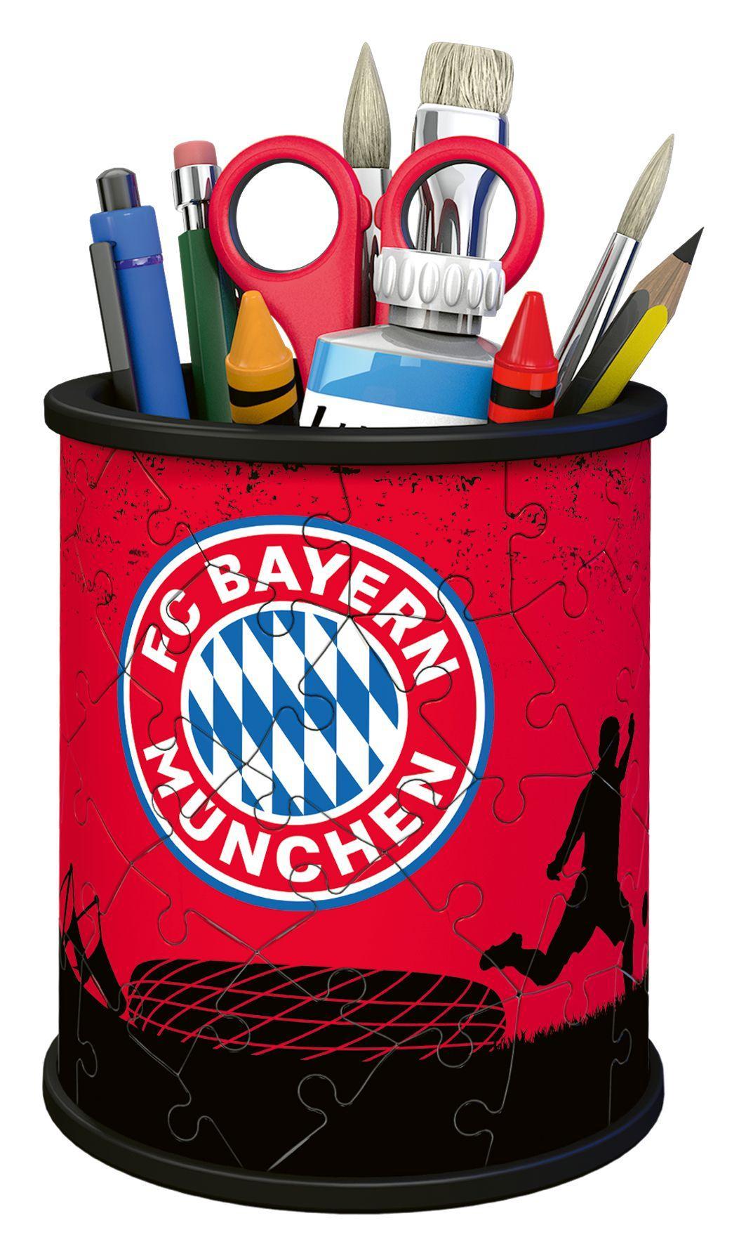 Bild: 4005556112159 | Ravensburger 3D Puzzle 11215 - Utensilo FC Bayern - 54 Teile -...