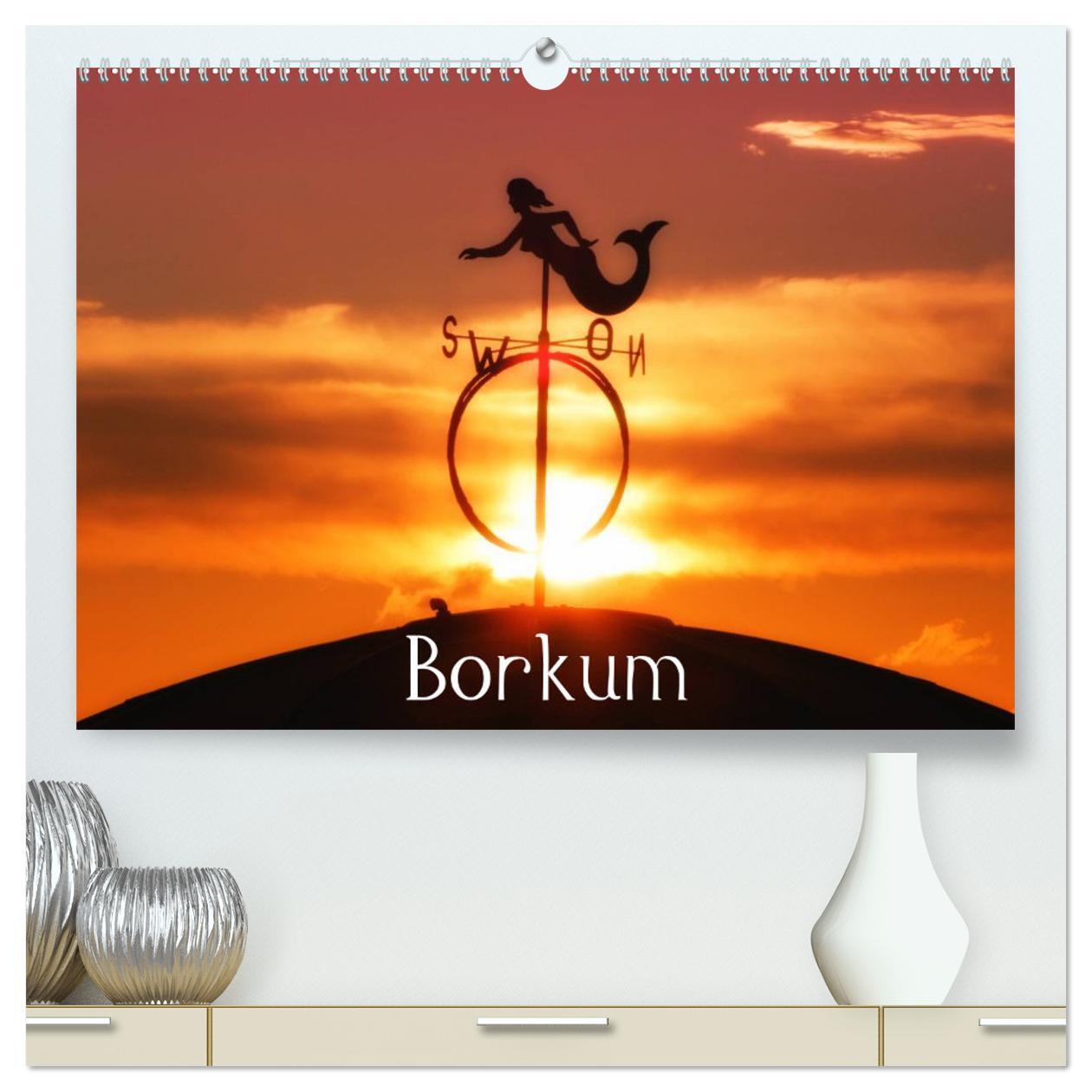 Cover: 9783435757718 | Borkum (hochwertiger Premium Wandkalender 2025 DIN A2 quer),...