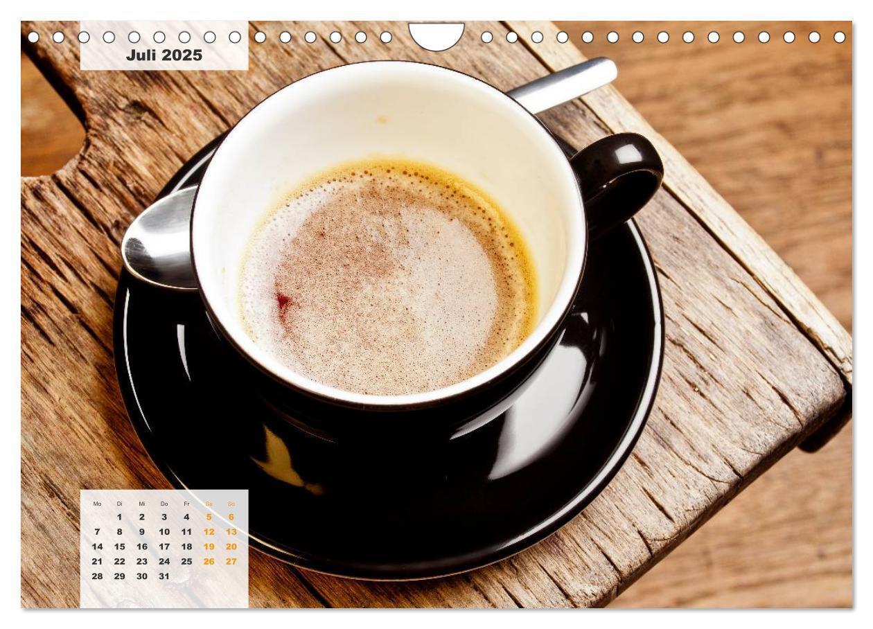 Bild: 9783435811984 | KAFFEE 2025 (Wandkalender 2025 DIN A4 quer), CALVENDO Monatskalender