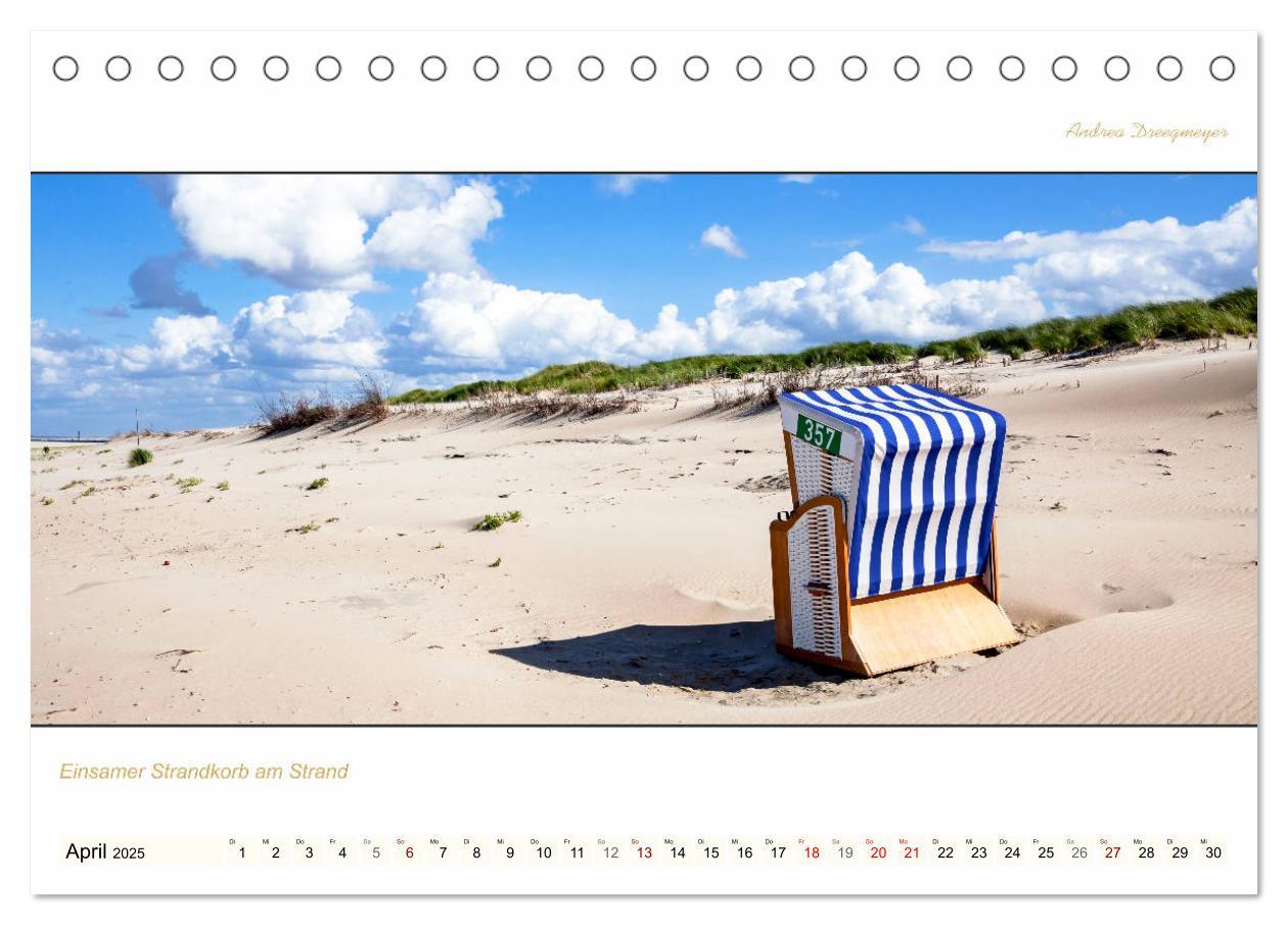 Bild: 9783435246656 | NORDERNEY PANORAMA (Tischkalender 2025 DIN A5 quer), CALVENDO...