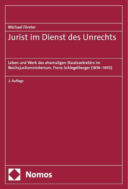 Cover: 9783756007233 | Jurist im Dienst des Unrechts | Michael Förster | Taschenbuch | 279 S.