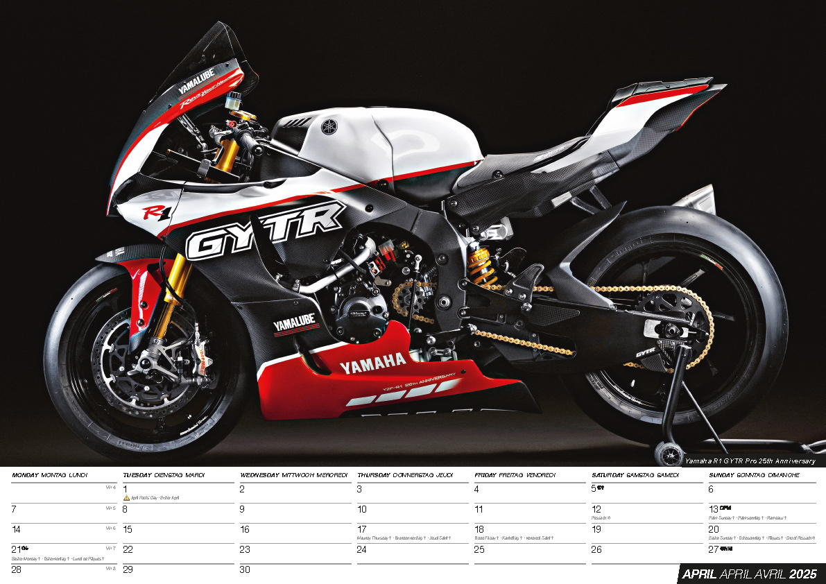 Bild: 9798893610437 | Motorräder 2025 - Der Motorrad Kalender | Kalender | 14 S. | Deutsch