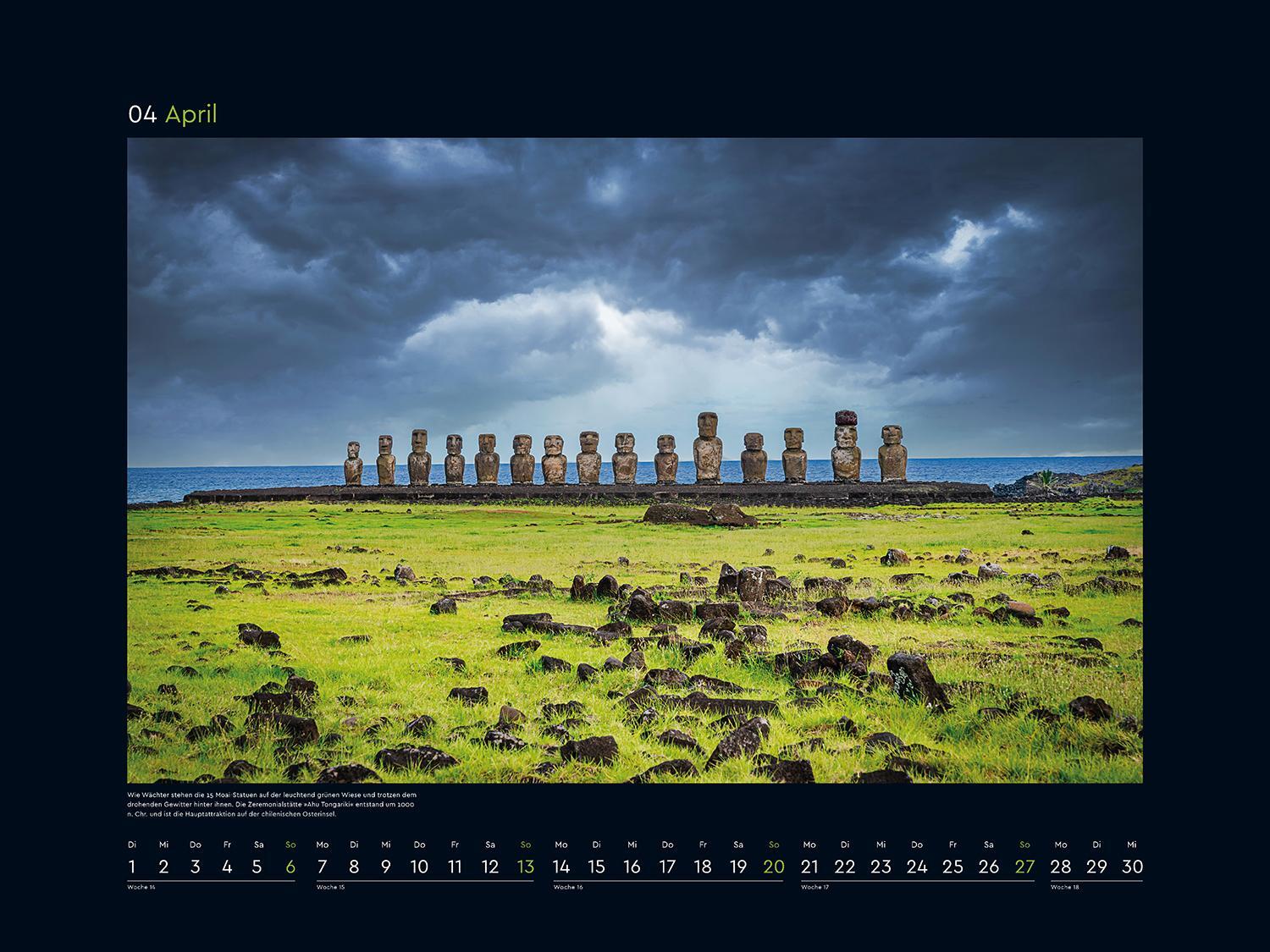 Bild: 9783965913523 | Reise um die Welt - KUNTH Wandkalender 2025 | Kalender | 14 S. | 2025