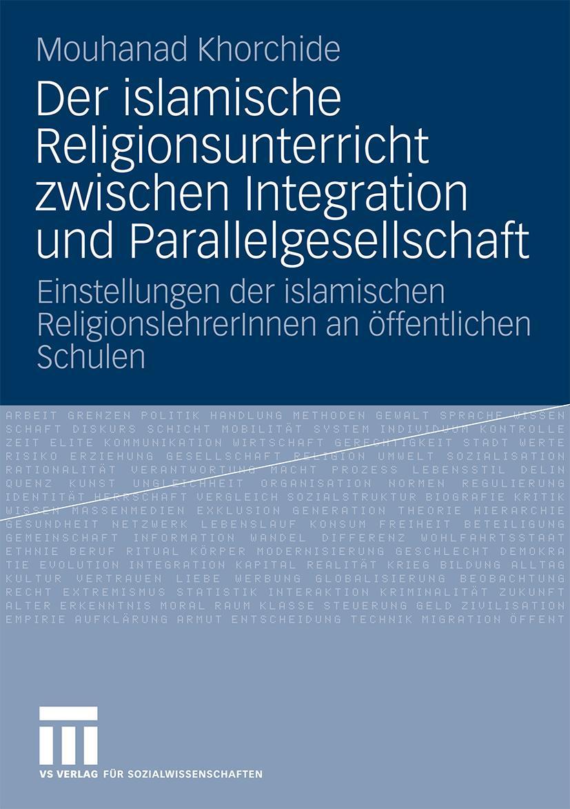 Cover: 9783531164939 | Der islamische Religionsunterricht zwischen Integration und...