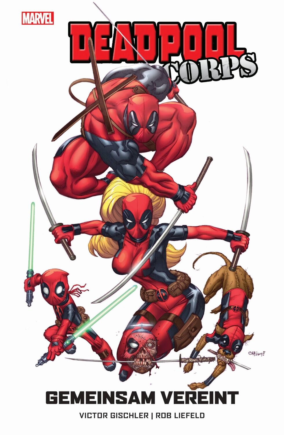 Cover: 9783741639135 | Deadpool Corps: Gemeinsam vereint | Victor Gischler (u. a.) | Buch