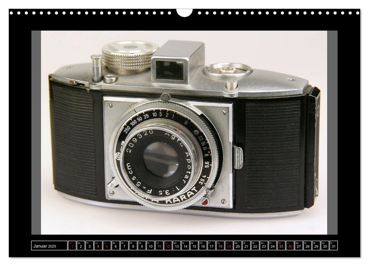 Bild: 9783435299768 | AGFA KAMERA OLDIES Klassische Kameras von 1926 - 1974 (Wandkalender...