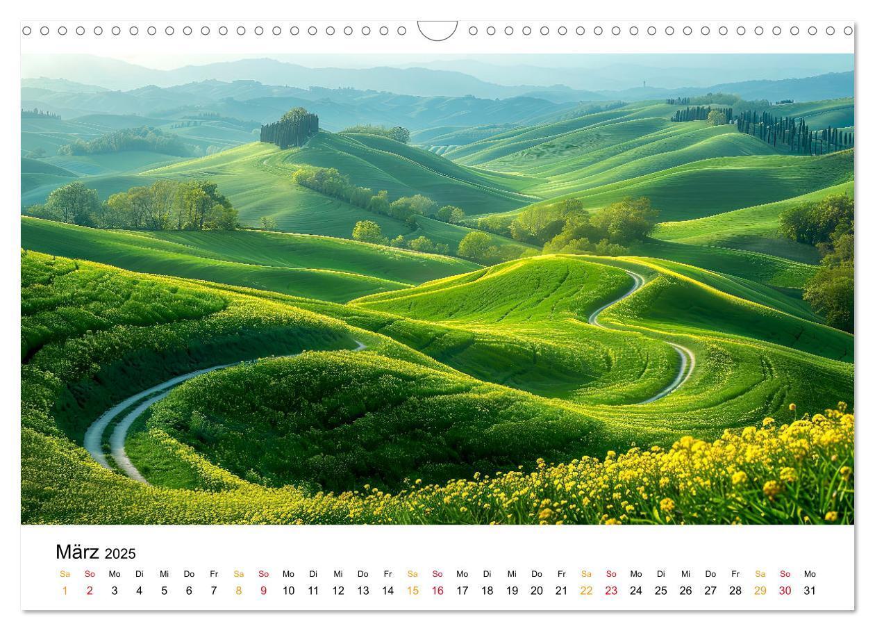 Bild: 9783383827648 | Straßen und Wege (Wandkalender 2025 DIN A3 quer), CALVENDO...