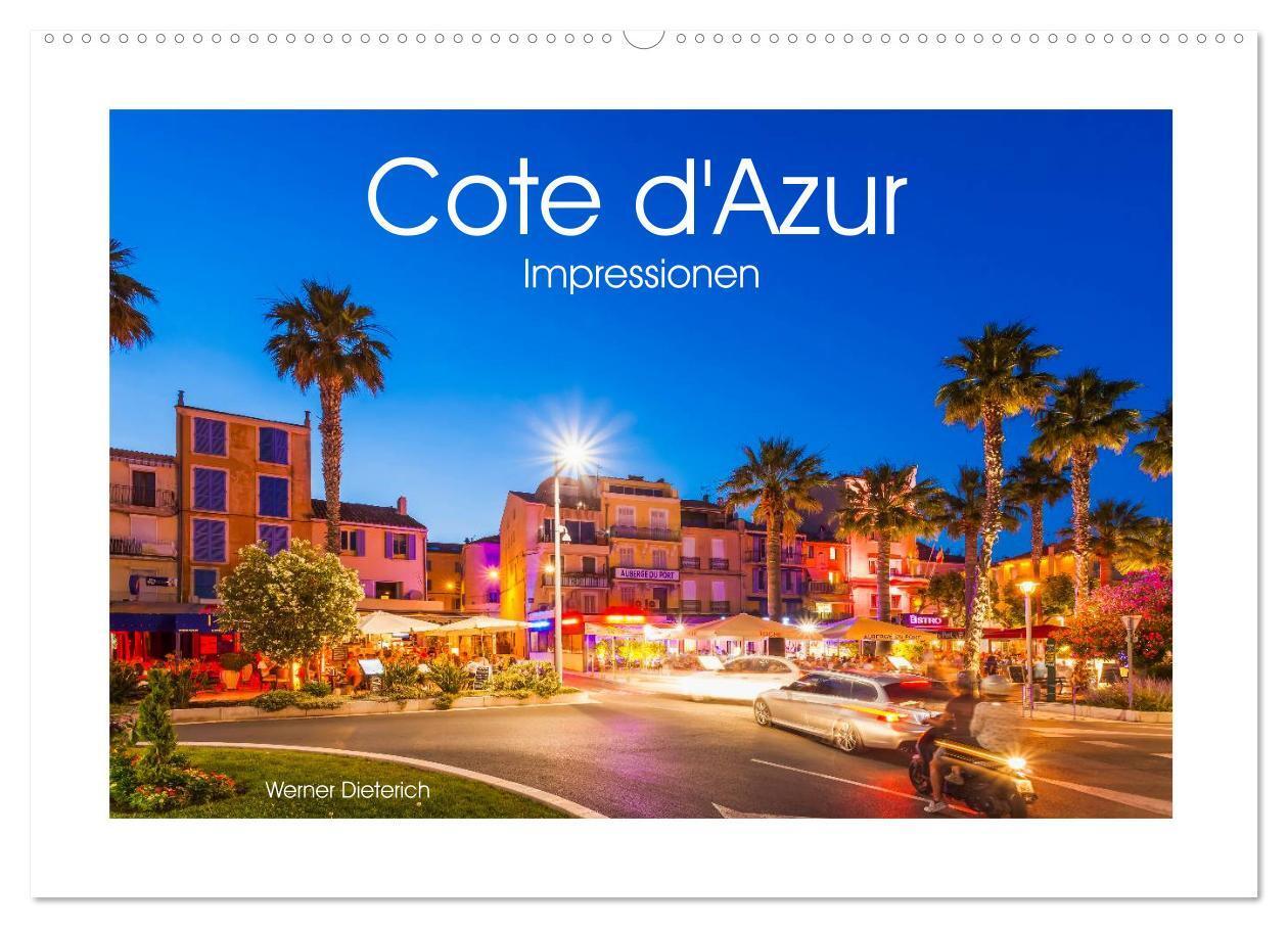 Cover: 9783435592807 | COTE D'AZUR Impressionen (Wandkalender 2025 DIN A2 quer), CALVENDO...