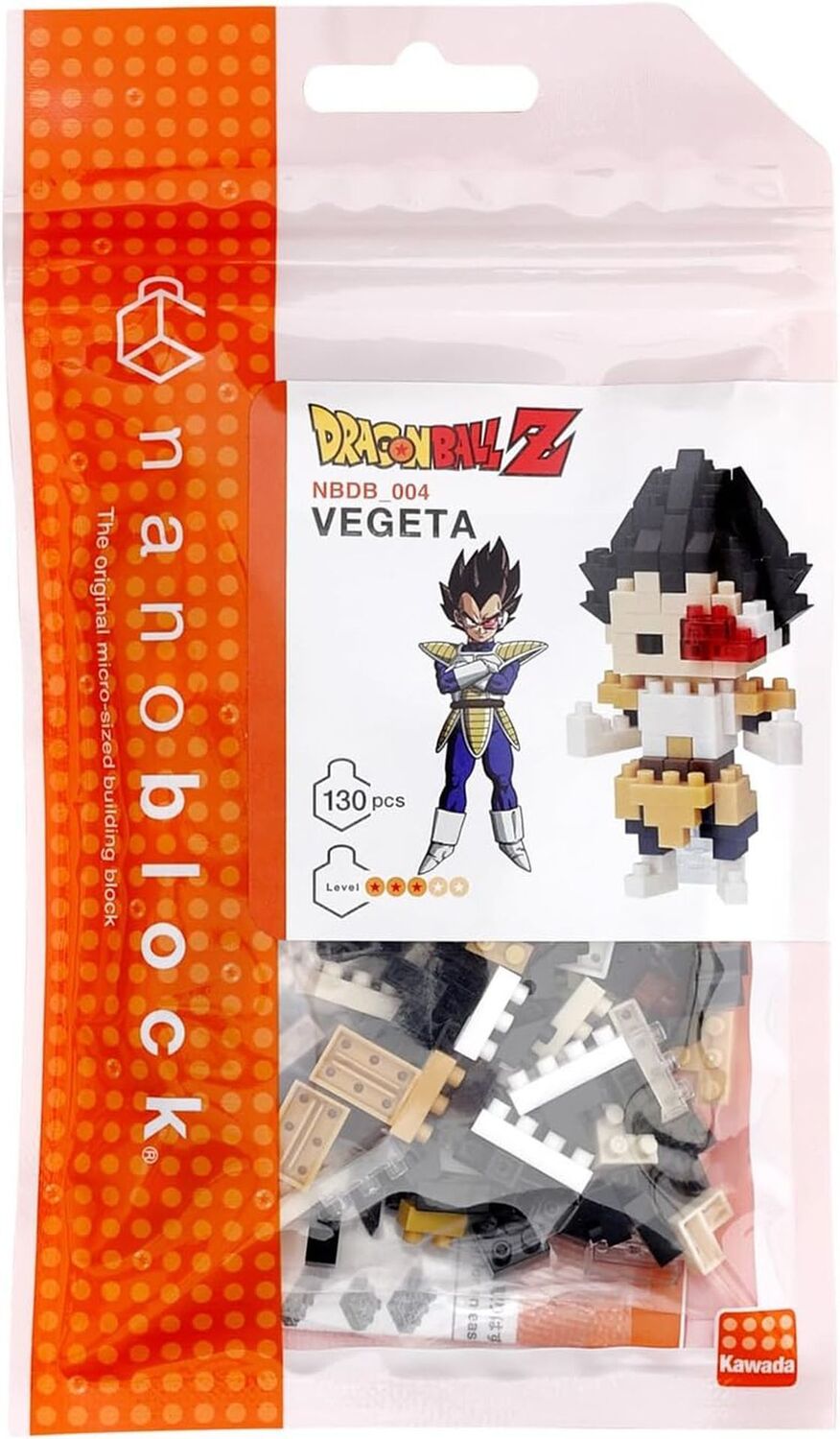 Cover: 4972825212028 | Nanoblock - Dragonball Z - Vegeta - 130 Teile | Bandai