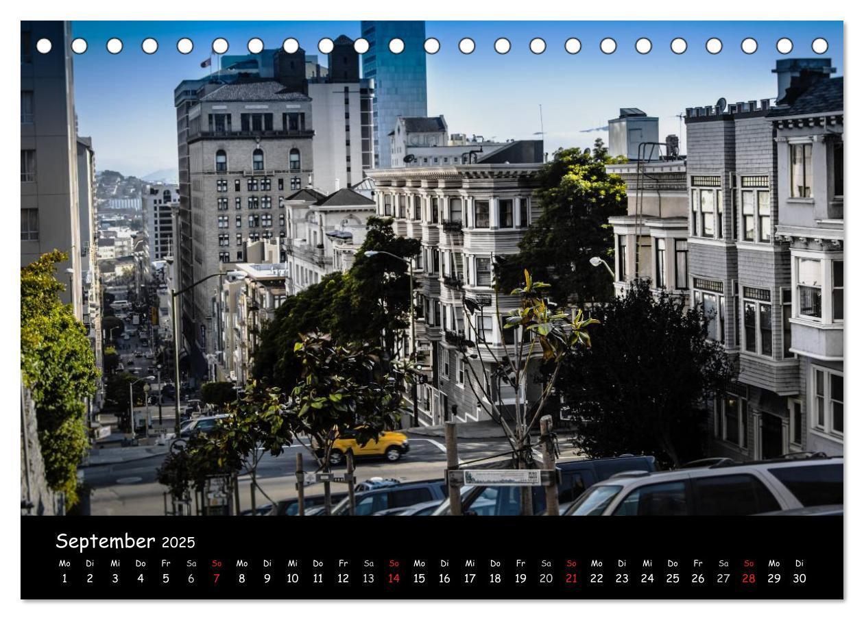 Bild: 9783435787234 | San Francisco - street view (Tischkalender 2025 DIN A5 quer),...