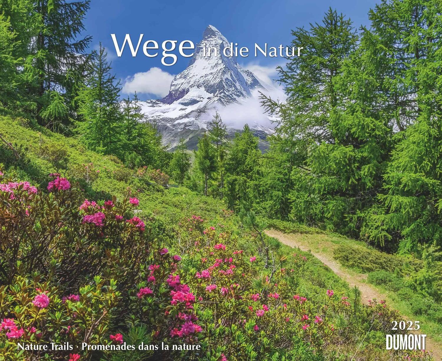 Cover: 4250809652719 | Wege in die Natur 2025 - Wandkalender 52 x 42,5 cm - Spiralbindung