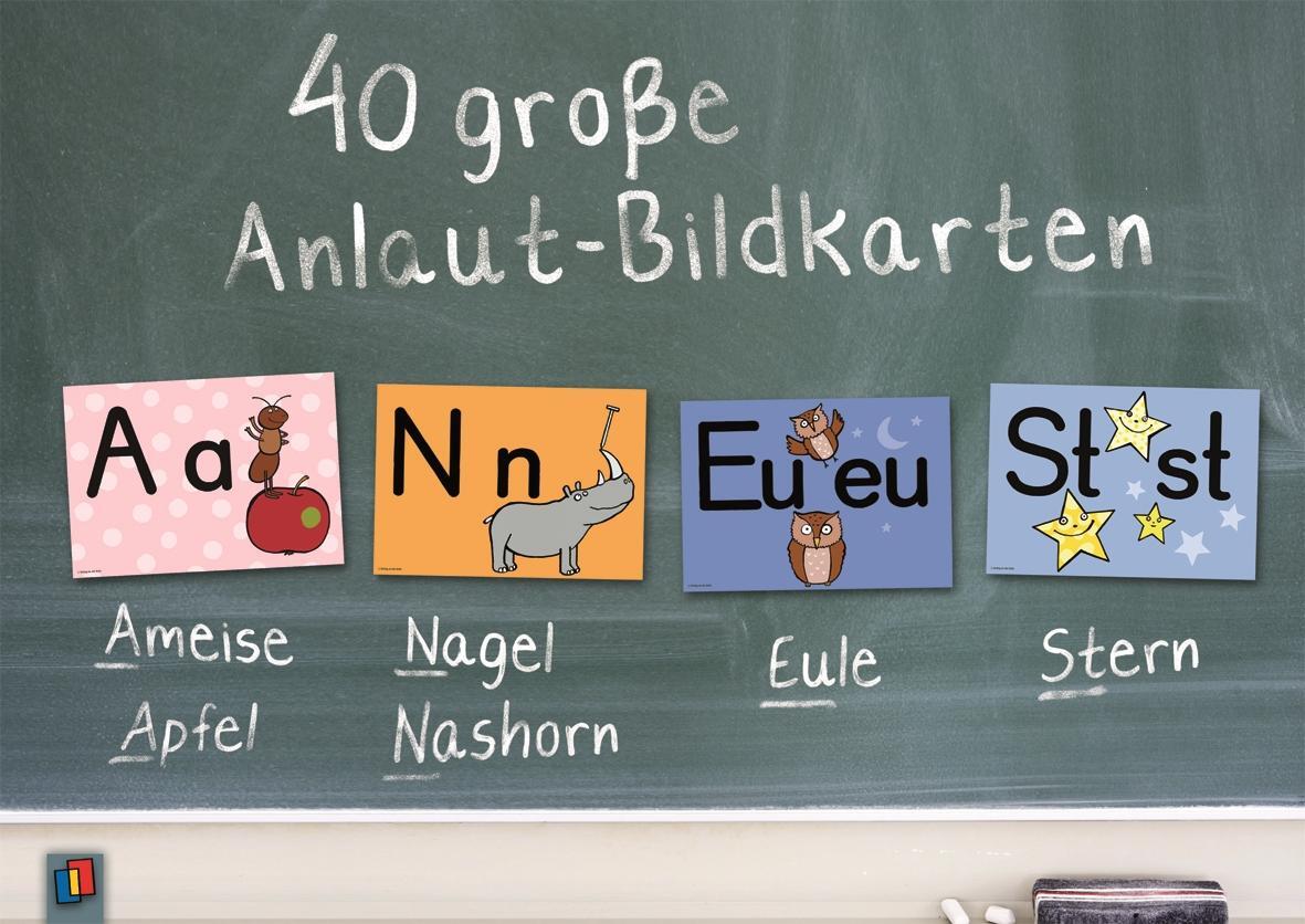 Cover: 9783834612922 | 40 große Anlaut-Bildkarten für Kita und Grundschule | Ruhr | Box