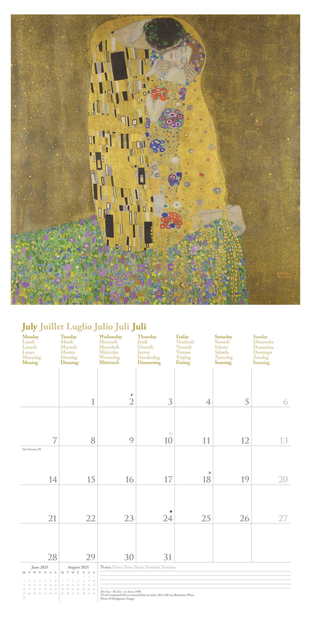 Bild: 4002725994004 | Gustav Klimt 2025 - Wand-Kalender - Broschüren-Kalender - 30x30 -...