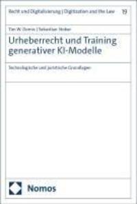 Cover: 9783756023059 | Urheberrecht und Training generativer KI-Modelle | Dornis (u. a.)