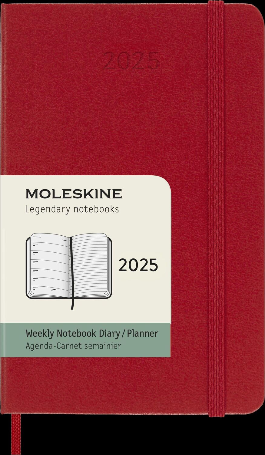 Bild: 8056999270353 | Moleskine 12 Monate Wochen Notizkalender 2025, Pocket/A6, 1 Wo = 1...