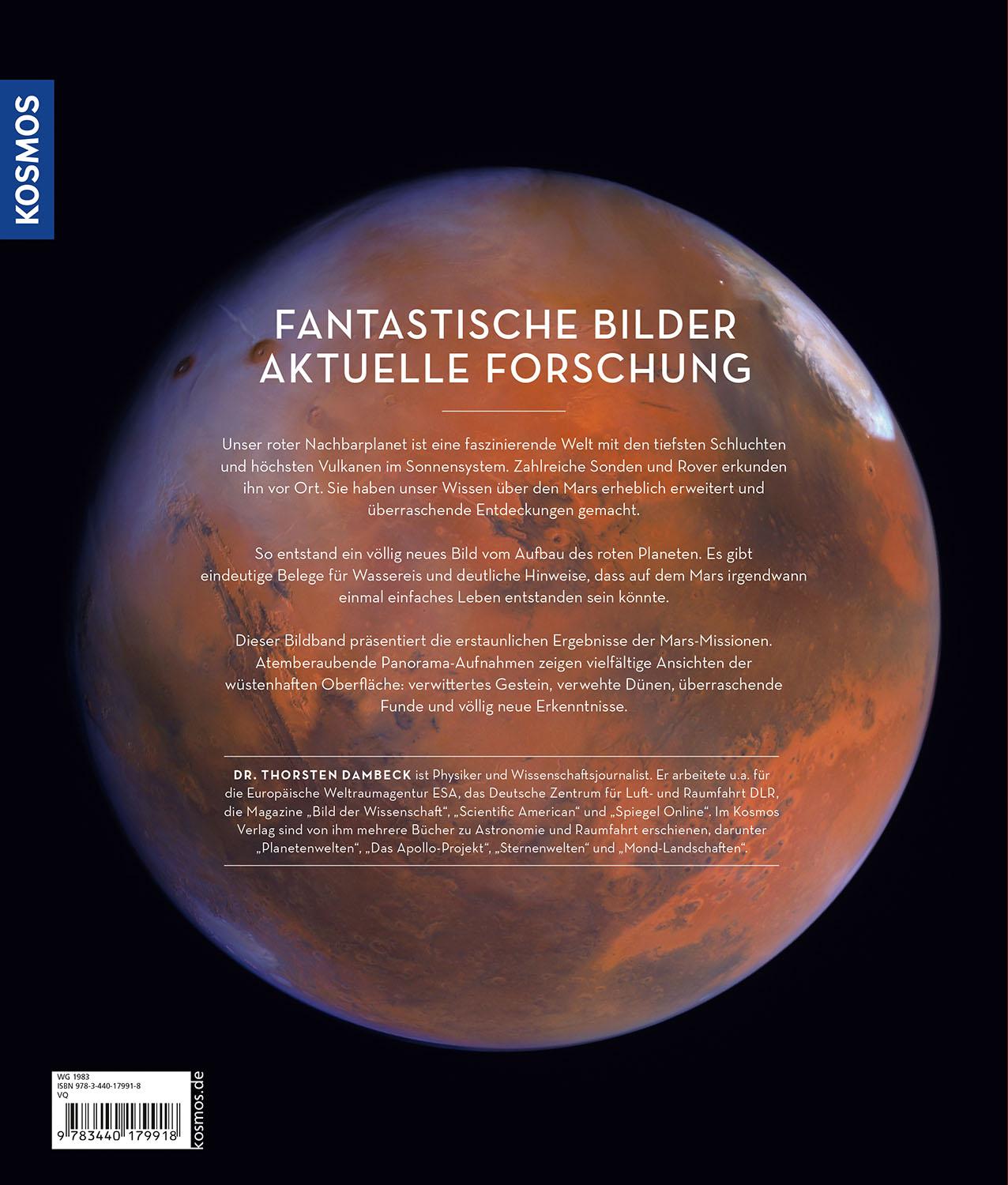 Rückseite: 9783440179918 | Mars | Thorsten Dambeck | Buch | 216 S. | Deutsch | 2024 | Kosmos