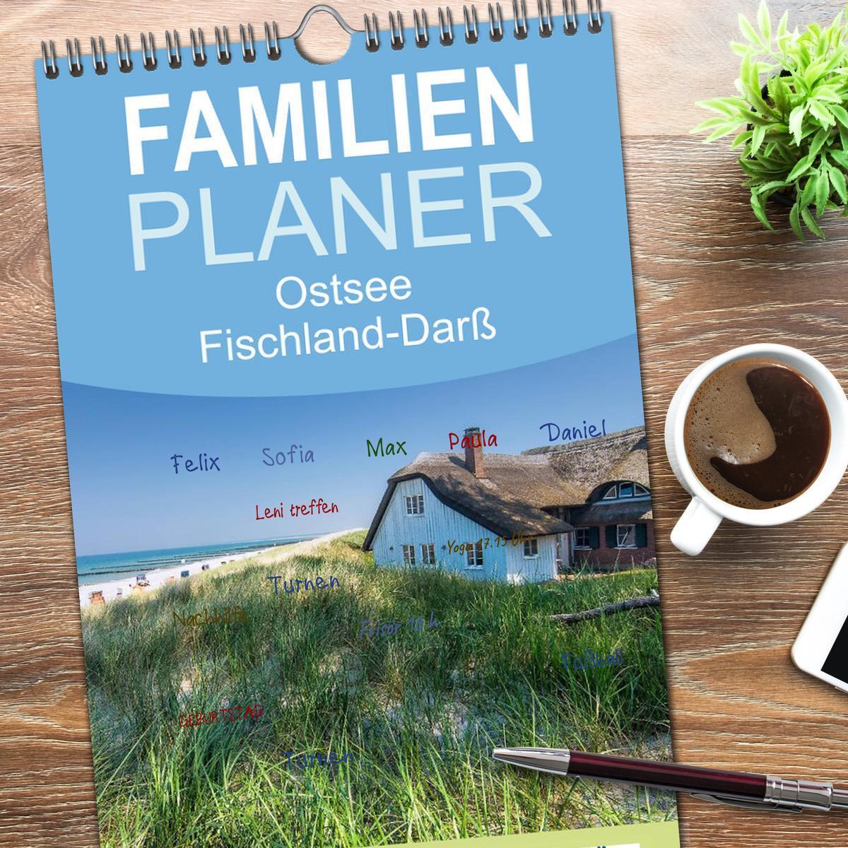 Bild: 9783457124475 | Familienplaner 2025 - Ostsee, Fischland-Darß mit 5 Spalten...