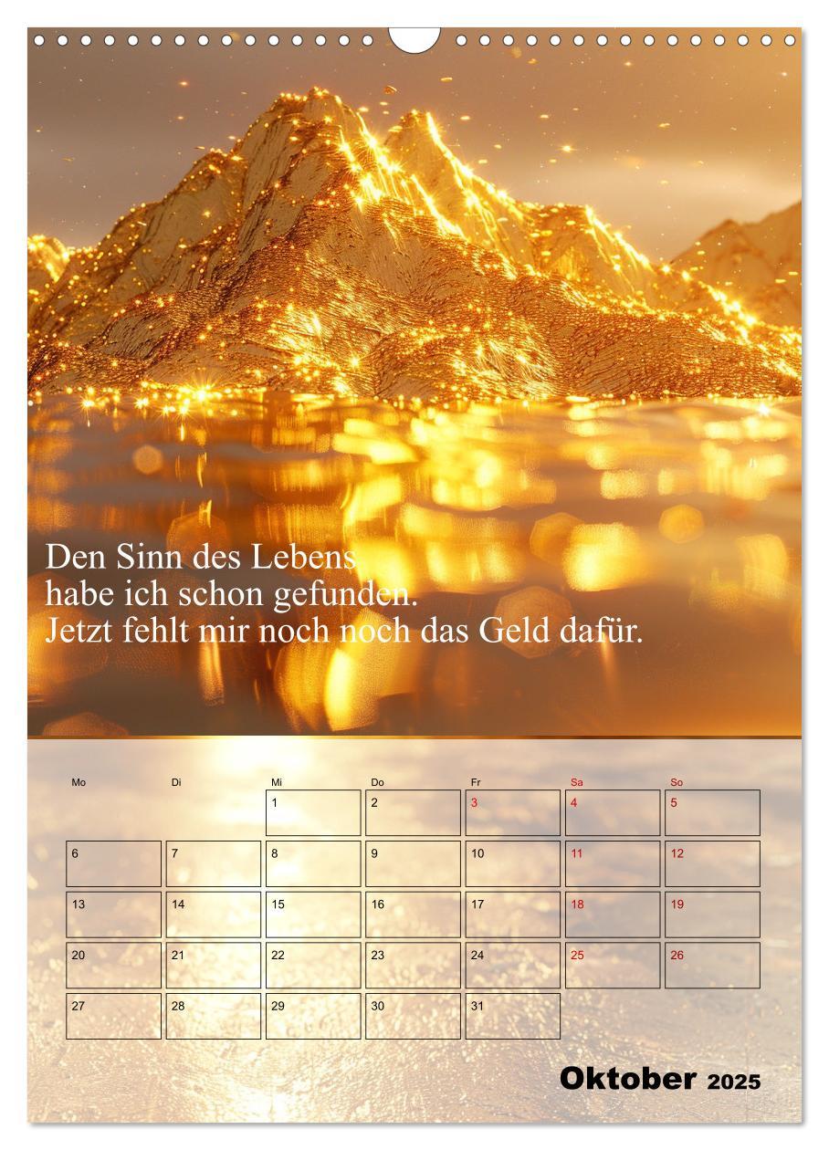 Bild: 9783435832088 | Der Geld-Anlock-Kalender (Wandkalender 2025 DIN A3 hoch), CALVENDO...