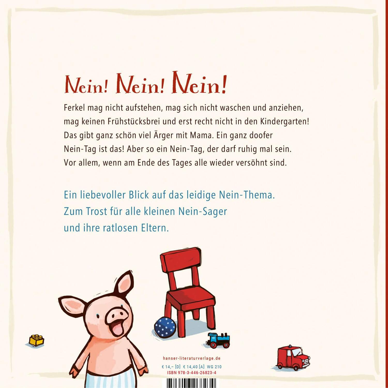 Bild: 9783446268234 | Das kleine Nein-Schwein | Henrike Wilson | Buch | 32 S. | Deutsch