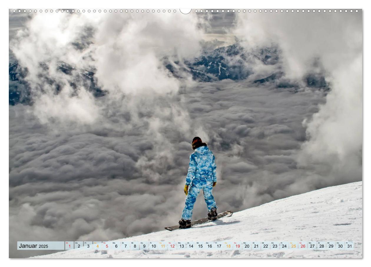 Bild: 9783435372072 | Snowboard - so cool (Wandkalender 2025 DIN A2 quer), CALVENDO...