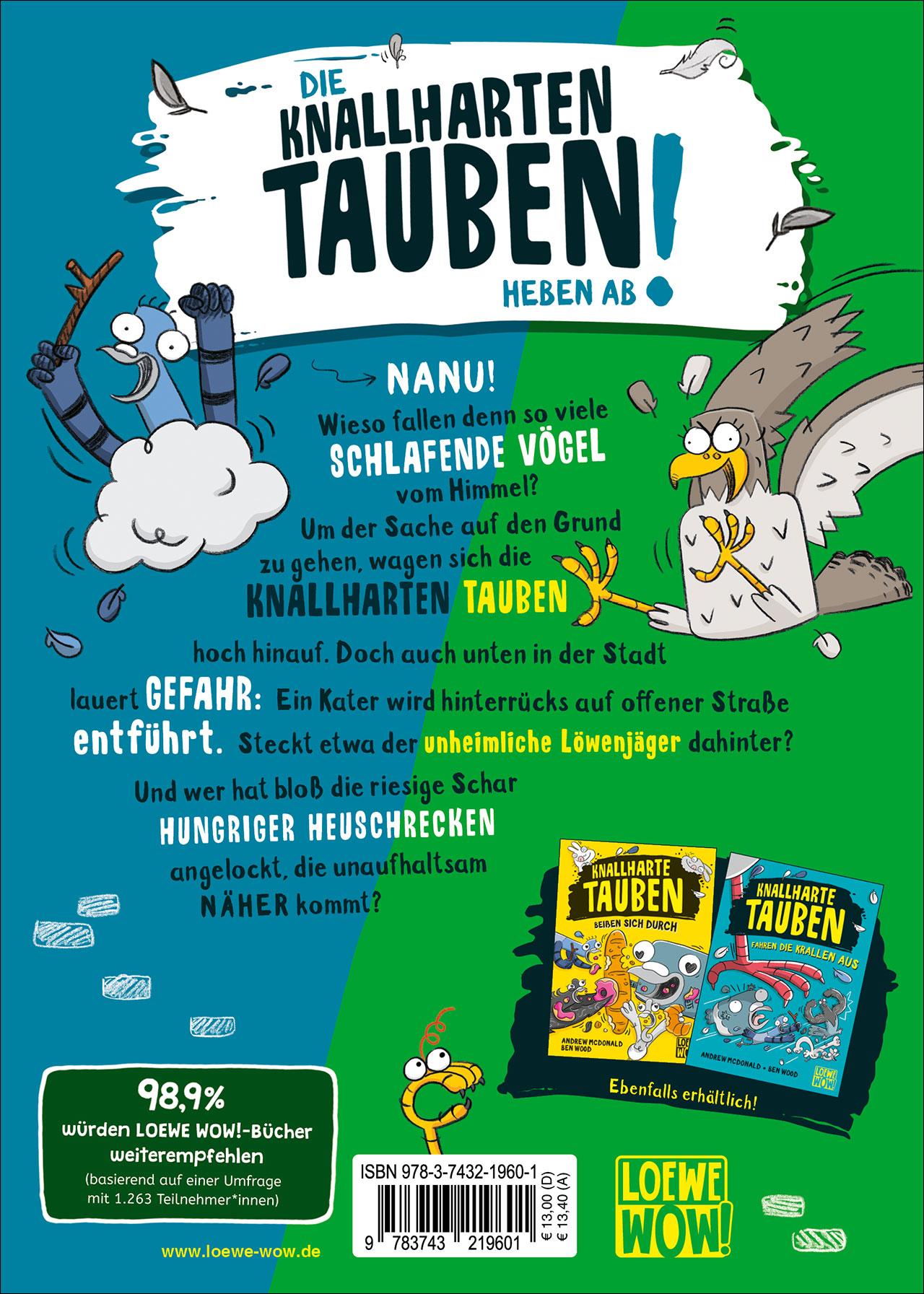 Rückseite: 9783743219601 | Knallharte Tauben wollen hoch hinaus (Band 8) | Andrew Mcdonald | Buch