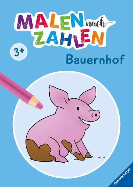 Cover: 9783473489749 | Malen nach Zahlen ab 3: Bauernhof | Katrin Merle | Taschenbuch | 24 S.