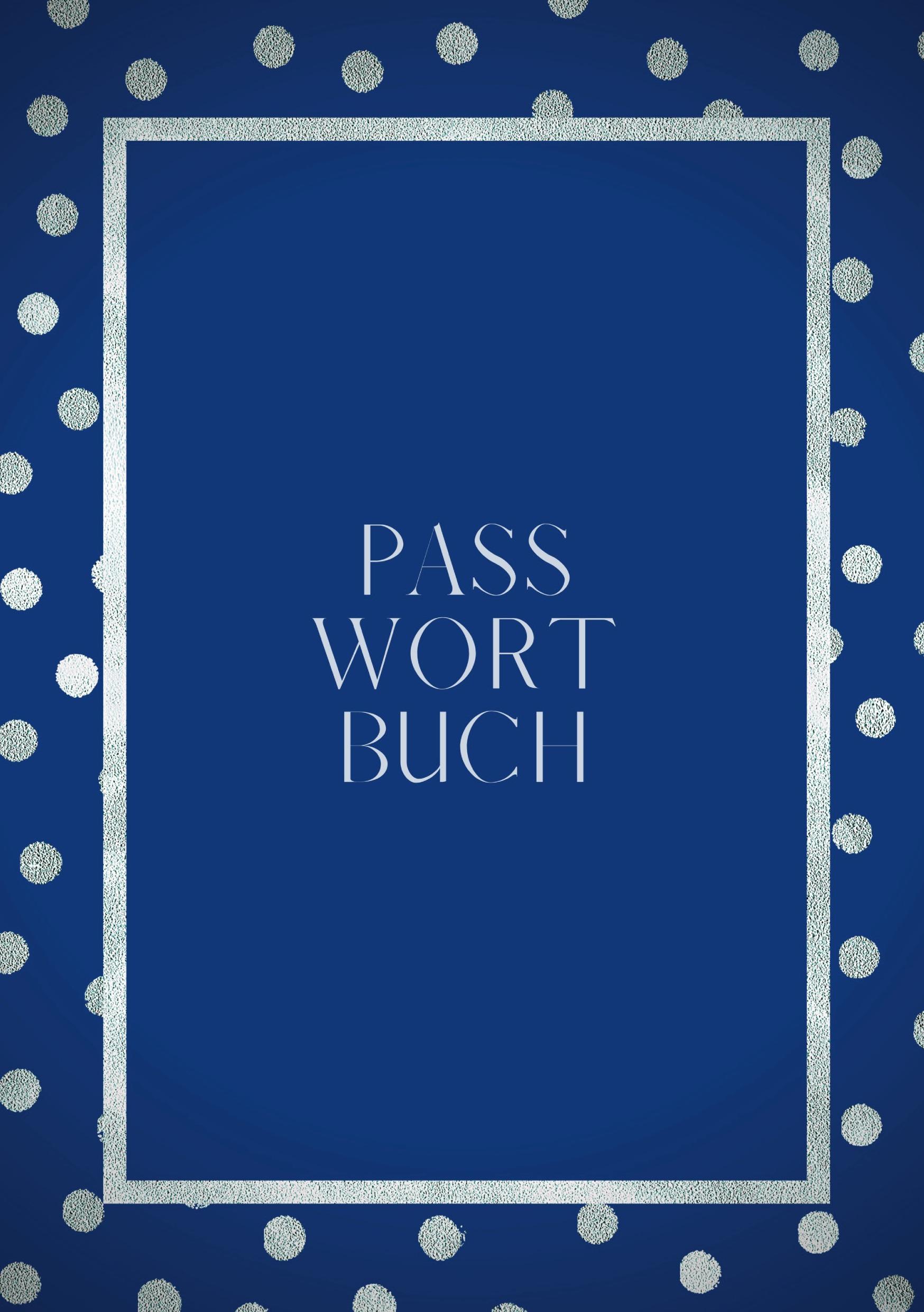 Cover: 9783965425309 | Passwort Buch - A5 - Notizbuch für Passwörter - zweispaltiger...