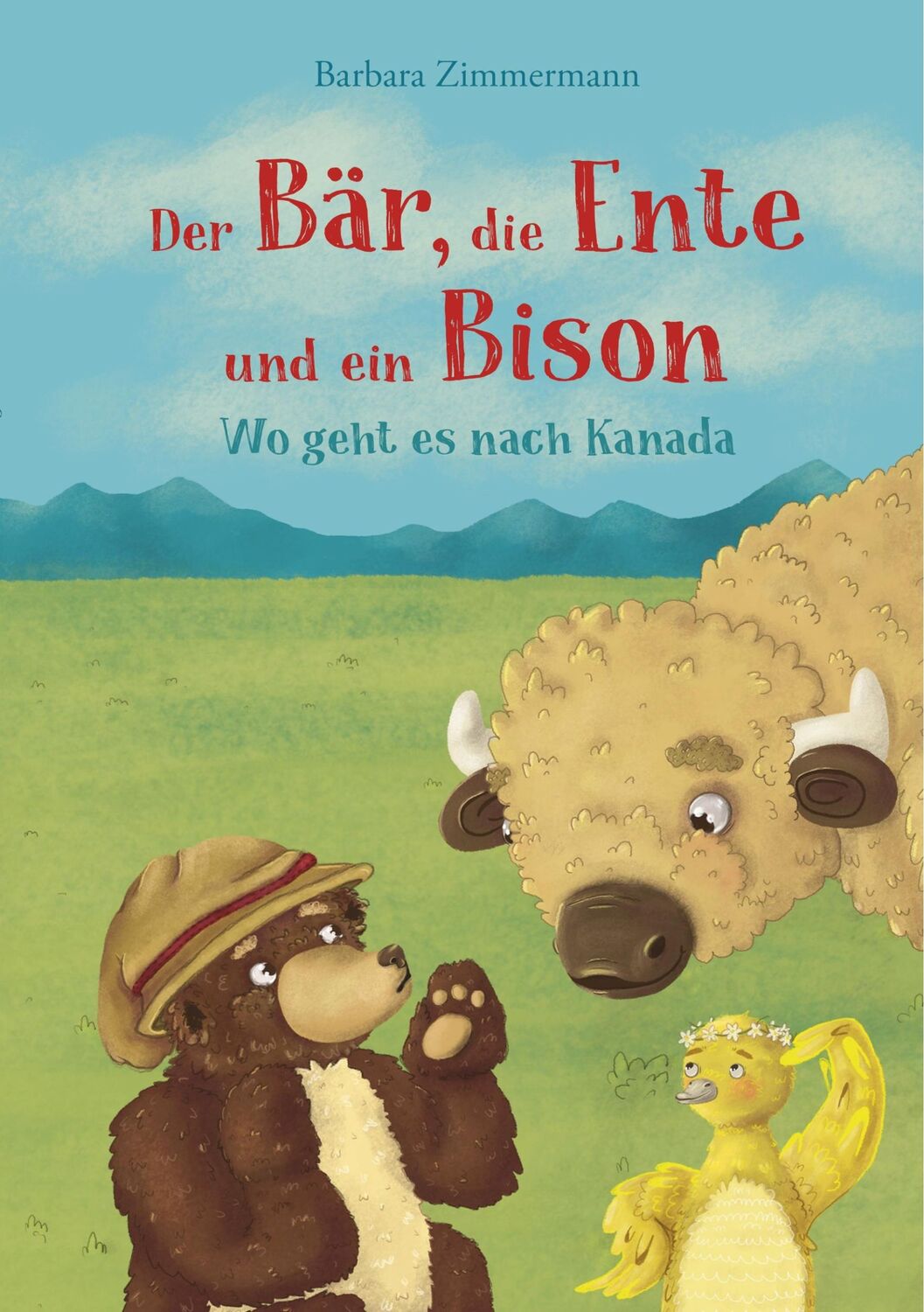 Cover: 9783748148302 | Der Bär, die Ente und ein Bison | Wo geht es nach Kanada | Zimmermann