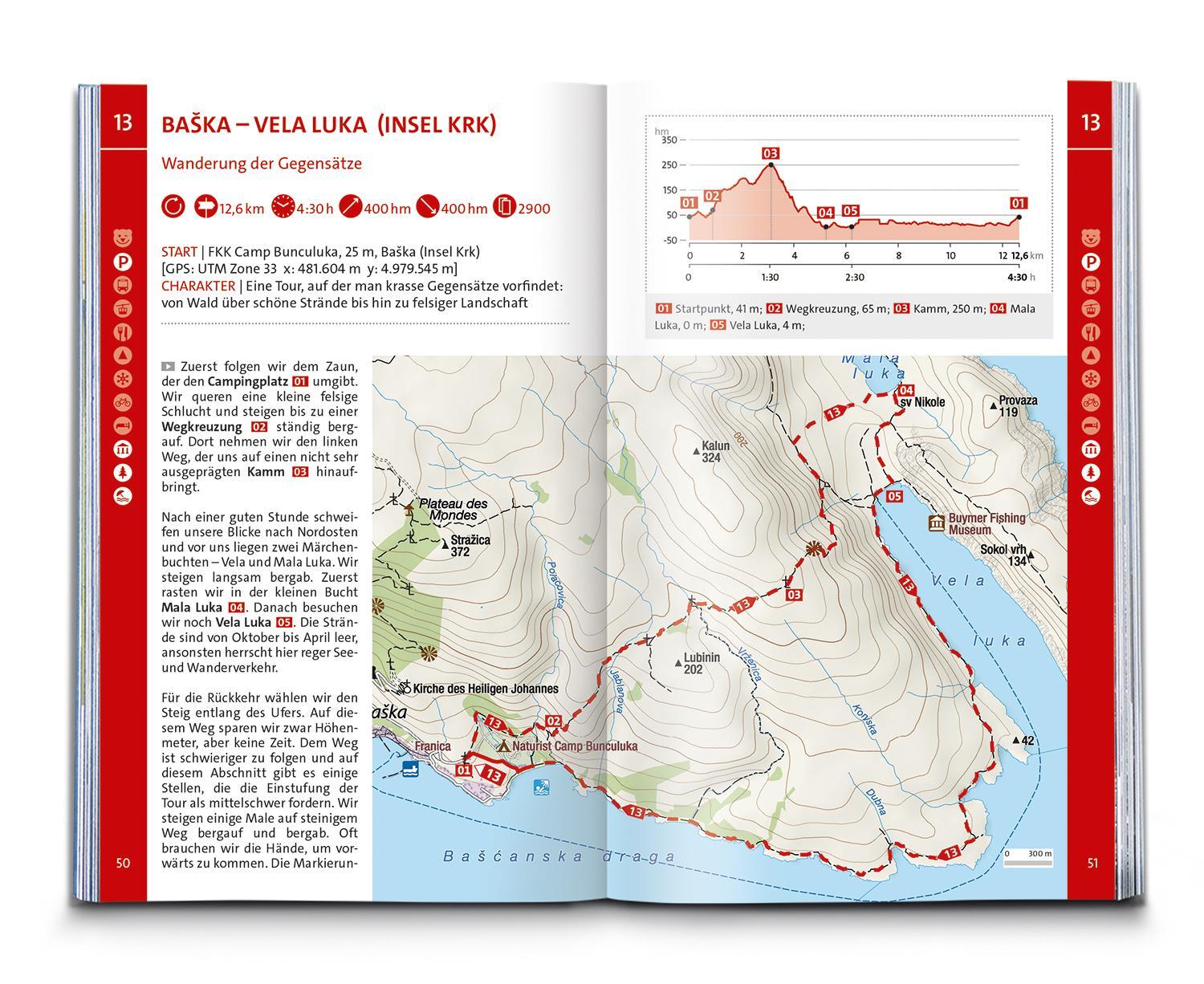 Bild: 9783991216773 | KOMPASS Wanderführer Dalmatien mit Inseln, Velebit-Gebirge und...