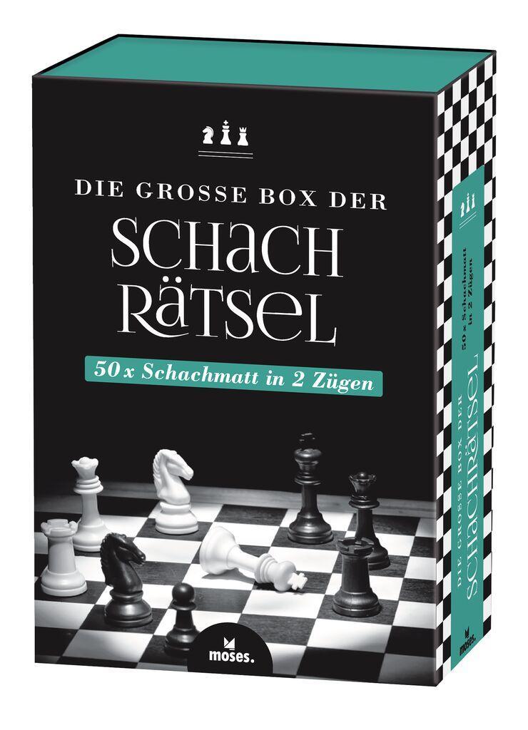 Cover: 4033477906175 | Die große Box der Schachrätsel | 50 x Schachmatt in 2 Zügen | Heine