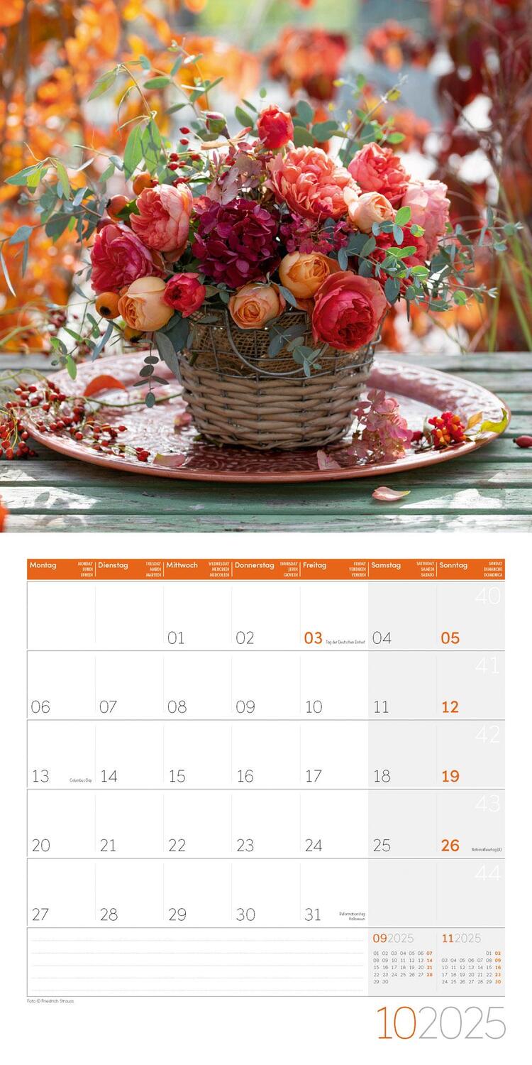 Bild: 9783838445007 | Blumenzauber Kalender 2025 - 30x30 | Ackermann Kunstverlag | Kalender