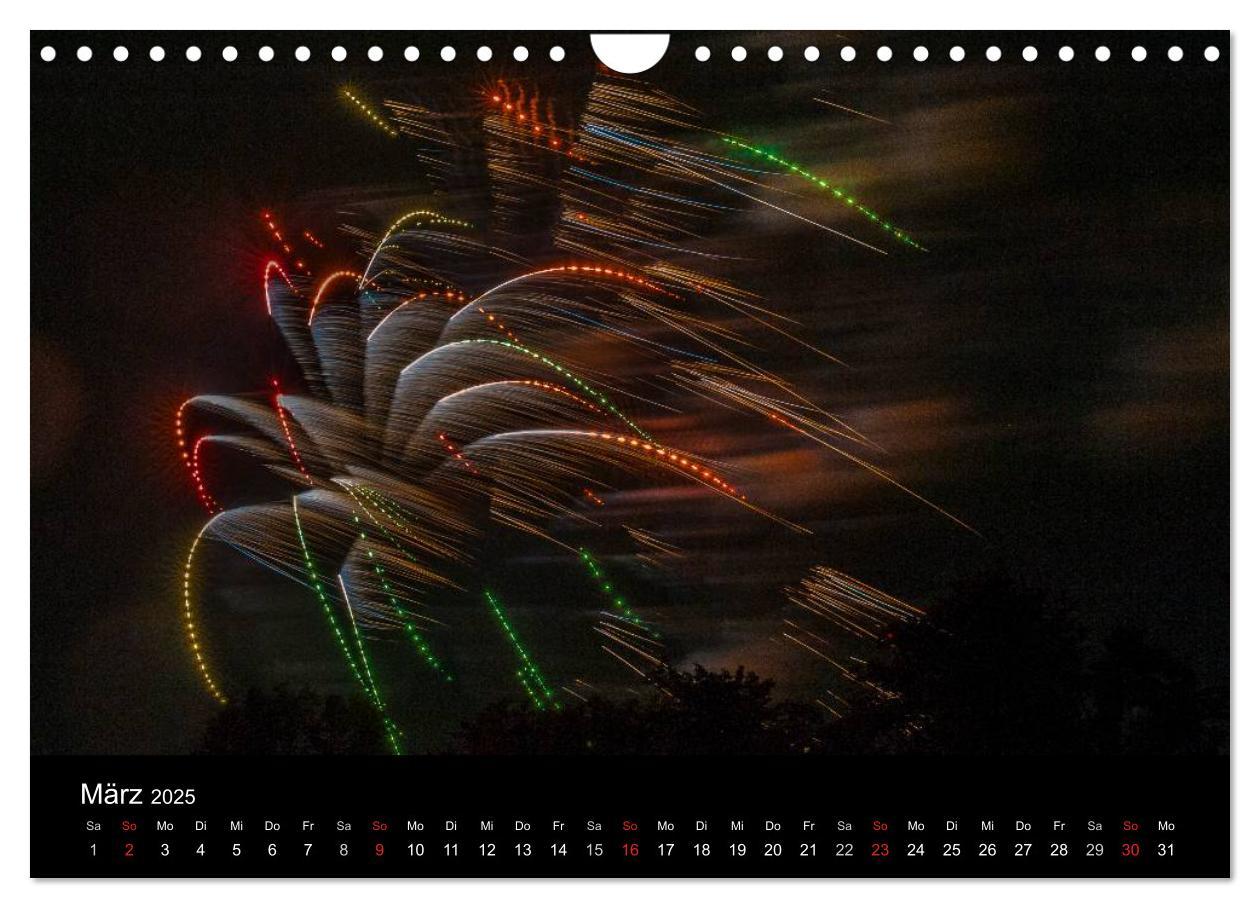 Bild: 9783435837953 | Das Feuerwerk (Wandkalender 2025 DIN A4 quer), CALVENDO Monatskalender